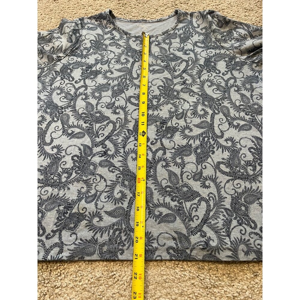 2 pc Lot Croft & Barrow Long Sleeve Shirts Womens Sz 1X Paisley Abstract Pattern - Picture 7 of 16